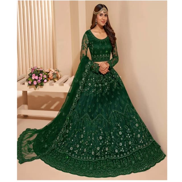 Awafu Semi Stitched Lehenga Choli