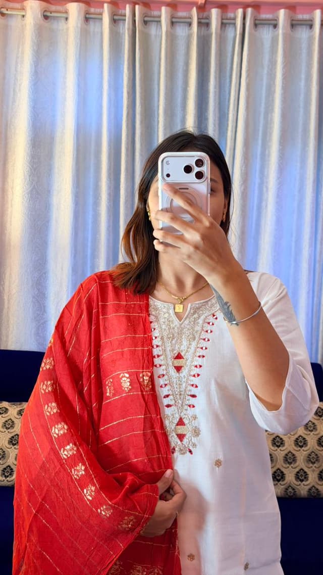 Elegant Heritage Embroidered Kurta Set