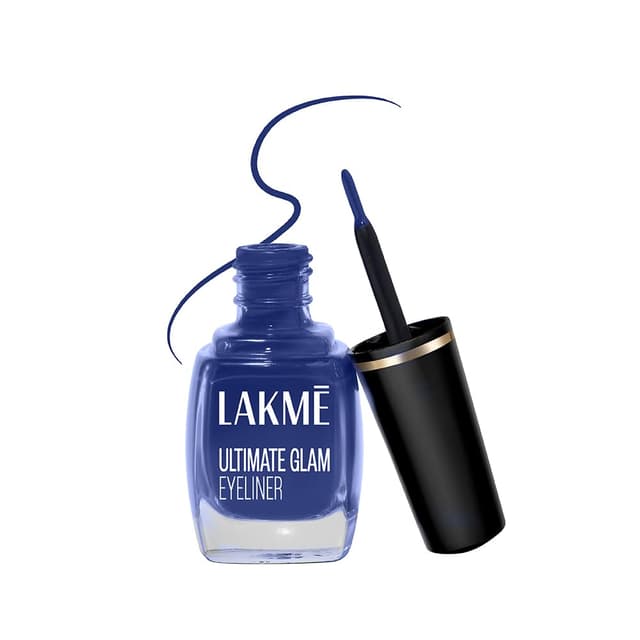 Lakme Ultimate Glam Eye Liner, Semi Matte - Black (9ml)