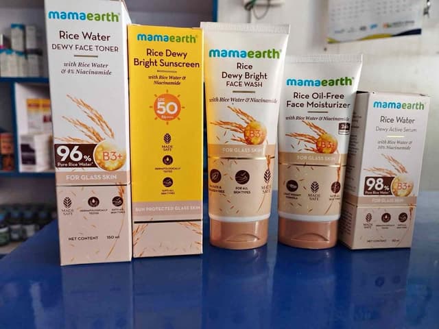 Mama Earth Rice and water Skin care