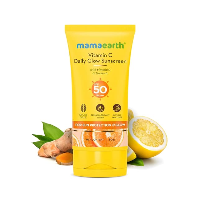 Mama.earth Vitamin C Daily Glow Sunscreen (50g)
