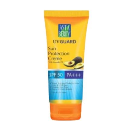 Astaberry UV GUARD Sun Protection Creme SPF 50PA+++ (With Avacoda oil)