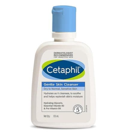 Cetaphil Gentle Skin Cleanser for Dry to Normal Sensitive Skin - 125 ml