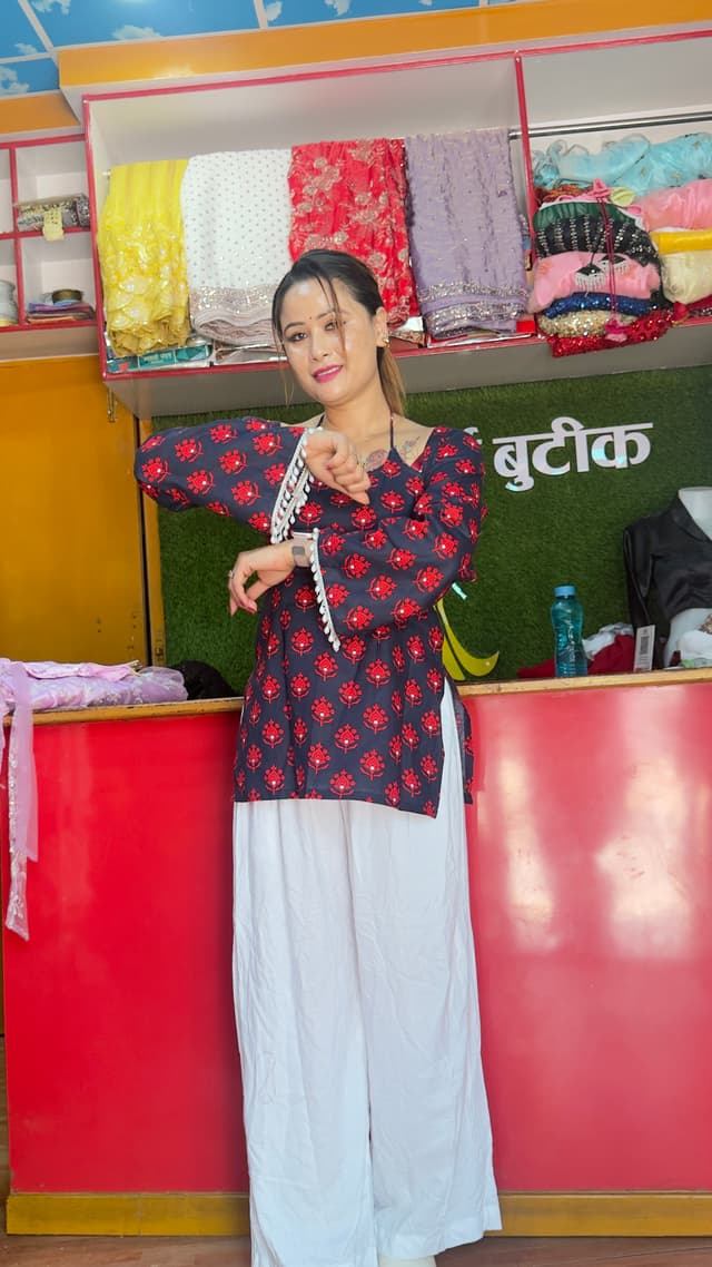 Cotton soft Virat short kurthi design