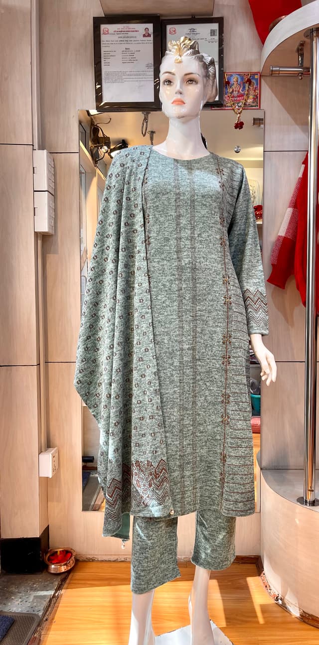 Premium Quality Pashmina Kurti Sets