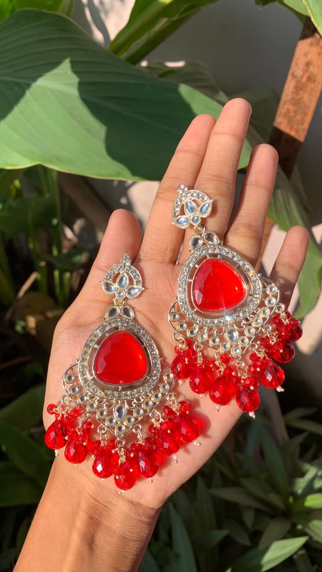 Kundan Earing Jhumka