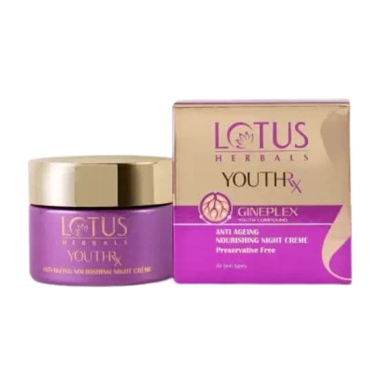 Lotus Herbals YOUTHx Anti-aging Nourishing Night Creme - 50 g All skin Types