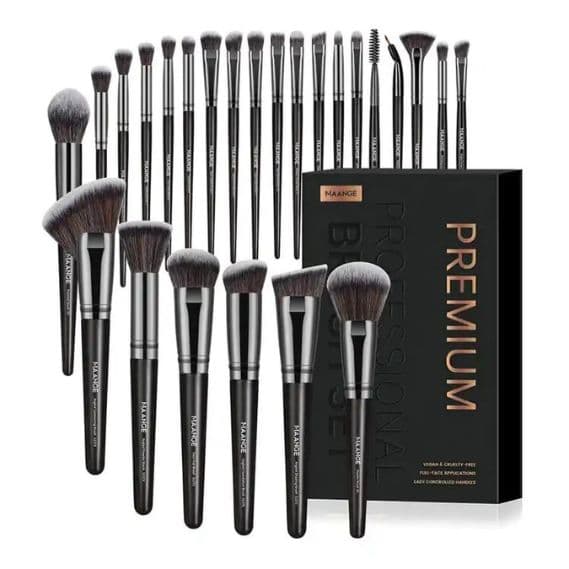 MAANGE 25pcs Makeup Brush Set,1 Packs