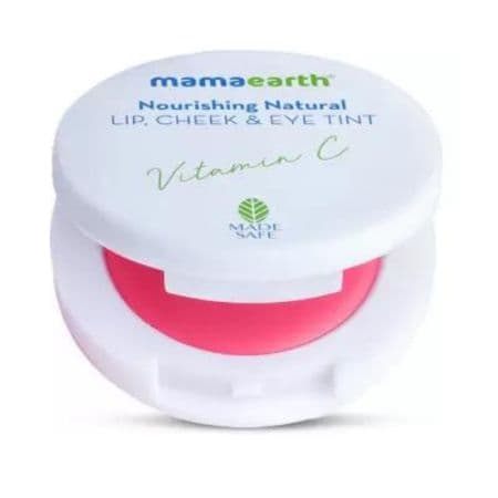 Mamaearth Nourishing Natural Lip Cheek & Eye Tint with Vitamin C & Beetroot Beet Red (Pack of: 1, 4 g)