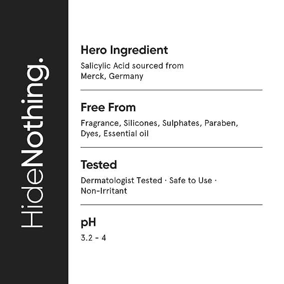 Minimalist 2% Salicylic Acid Serum For Acne 30 ml, Blackheads & Open Pores, Reduces Excess Oil & Bumpy Texture, BHA Based Exfoliant for Acne Prone or Oily Skin 2