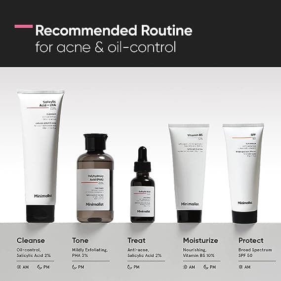 Minimalist 2% Salicylic Acid Serum For Acne 30 ml, Blackheads & Open Pores, Reduces Excess Oil & Bumpy Texture, BHA Based Exfoliant for Acne Prone or Oily Skin 3