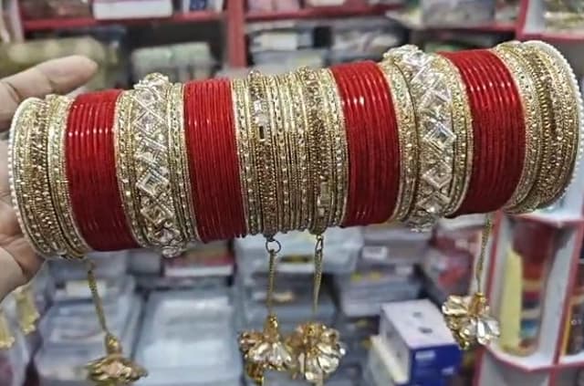Bridal chura set for women designer bangles