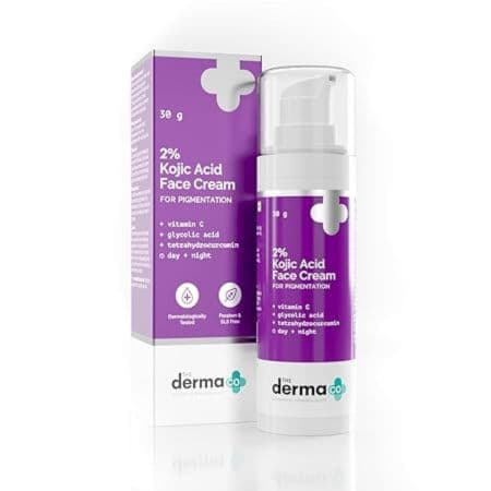 The Derma Co 2% Kojic Acid Face Cream 30g for Anti-Pigmentation, Lightening and dark spots