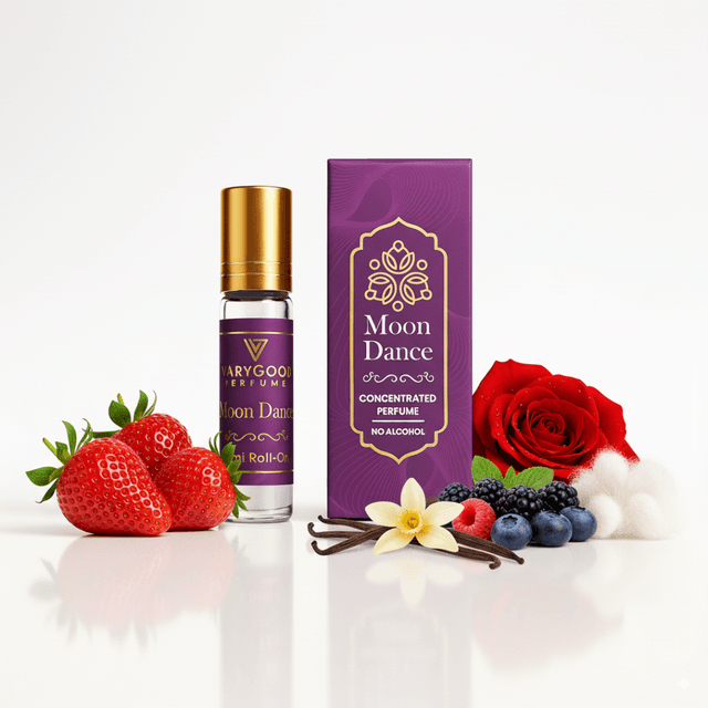 VaryGood Perfumes Moon Dance Attar Roll-On 6ml | Elegant Floral & Woody Perfume Inspired by the Night