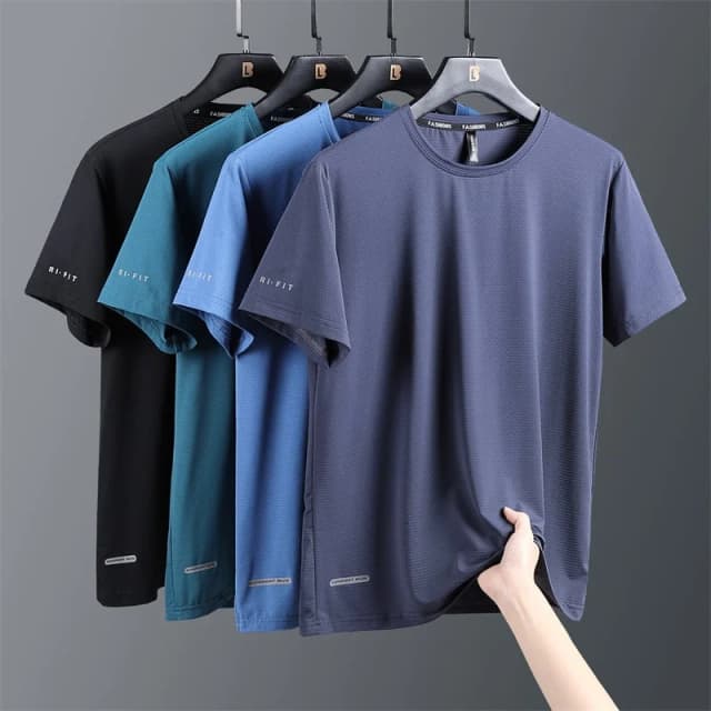 Sports Summer Half Sleeve Round T-shirt For Men