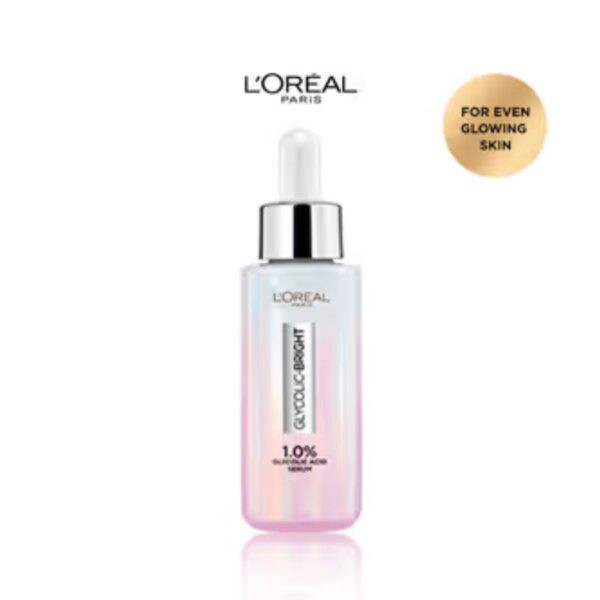 L'Oreal Paris Glycolic Bright Serum With Glycolic Acid & Niacinamide, Reduces Dark spo