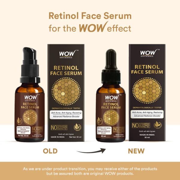 Retinol Face Serum for the Wow effect