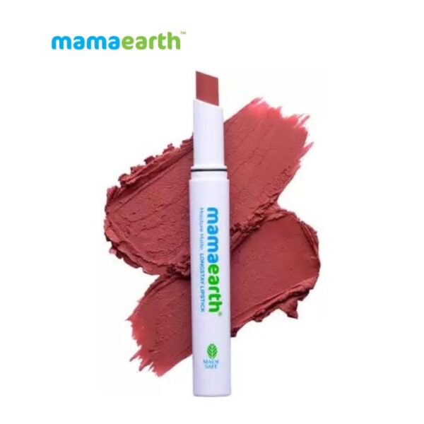 mamaearth Moisture Matte Long Stay Lipstick 01 Carnation Nude