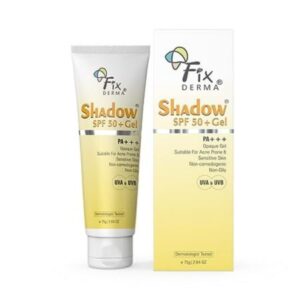 FIXDERMA Shadow Sunscreen Spf 50+ Gel For Oily Skin, Body & Face