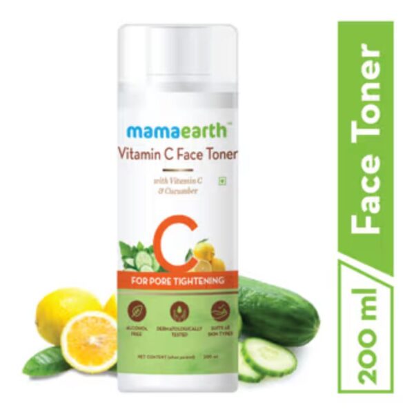 Mamaearth Vitamin C Face Toner For Pore Tighteneing(200ml) - Lemon Ingredients