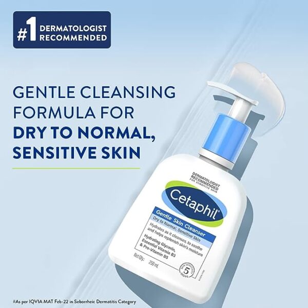 Cetaphil Face Wash Cetaphil, Gentle Skin Cleanser for Dry to Normal