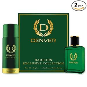 DENVER Hamilton Gift Set - Perfume (60ML) + Deodorant (165ML)