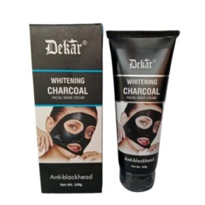 Dekar Whitening CHARCOAL Facial mask Cream 100 G