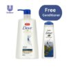 Dove Intense Repair Shampoo 625 ml with Conditioner 180 ml Free