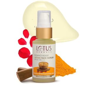 Lotus Herbals Radiance Boost Ubtan Face Serum SPF 20