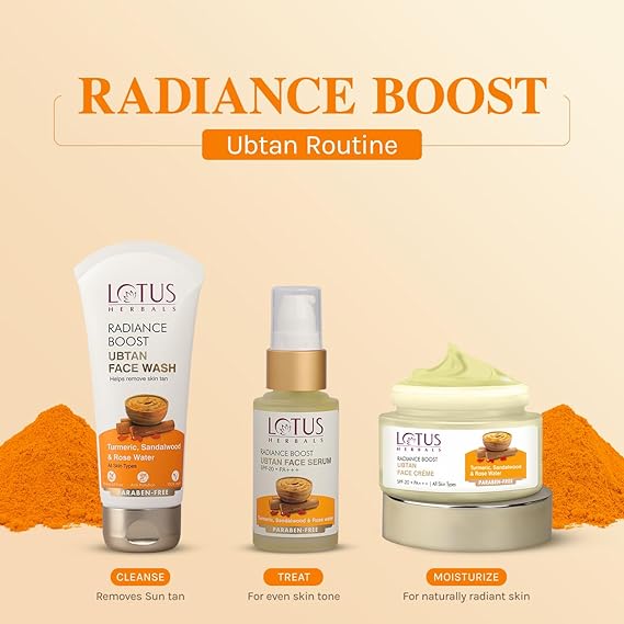 Lotus Herbals Radiance Boost Ubtan Face Serum SPF 20 Boots