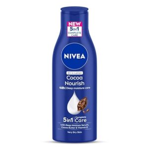 NIVEA Cocoa Nourish 200ml Body Lotion with Deep Moisture Serum