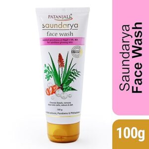 Patanjali Saundarya face wash – 100 gm Aloevera Flavour