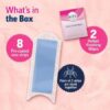 Veet Half Body Waxing Strip Kit for Sensitive Skin - 8 Strips with 2 finishing wipes