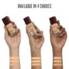 Lakme Invisible Finish SPF 8 Liquid Foundation has 4 shades Swtach on hand