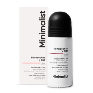 Minimalist Underarm Roll On Deodorant with Nonapeptide