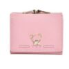 Pu Leather Short Design Purse For Women Pink Blush Color