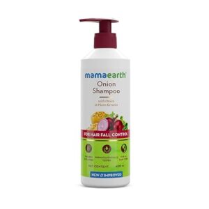 Mamaearth Onion Shampoo Onion Oil & Plant Keratin 400ml