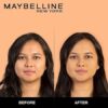 Maybelline New York Liquid Foundation, 230 Natural Buff Before and After looks