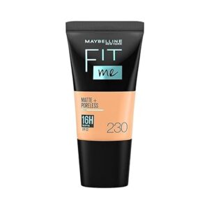 Maybelline New York Liquid Foundation, Fit Me, 230 Natural Buff, 18ml