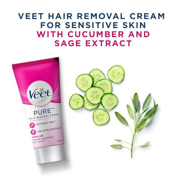 Veet Pure Hair Removal Cream 30g With Cucumber