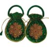 Green Makhmal Thaily Nepali Women's Style