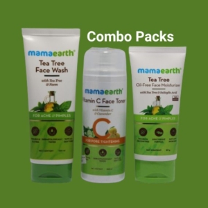 Mamaearth Tea Free facewash, moisturizer and Toner sets on dihho Nepal