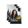 Nisha Natural Henna Based Black Hair Color 25g Pack of 3