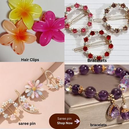 hair Pins, bracets and Hair clips